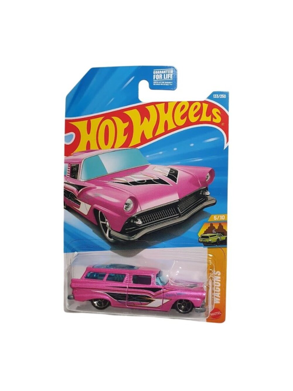 Hot Wheels Mattel 8 Crate Wagons Pink Diecast Toy Car 133 250 Limited Edition